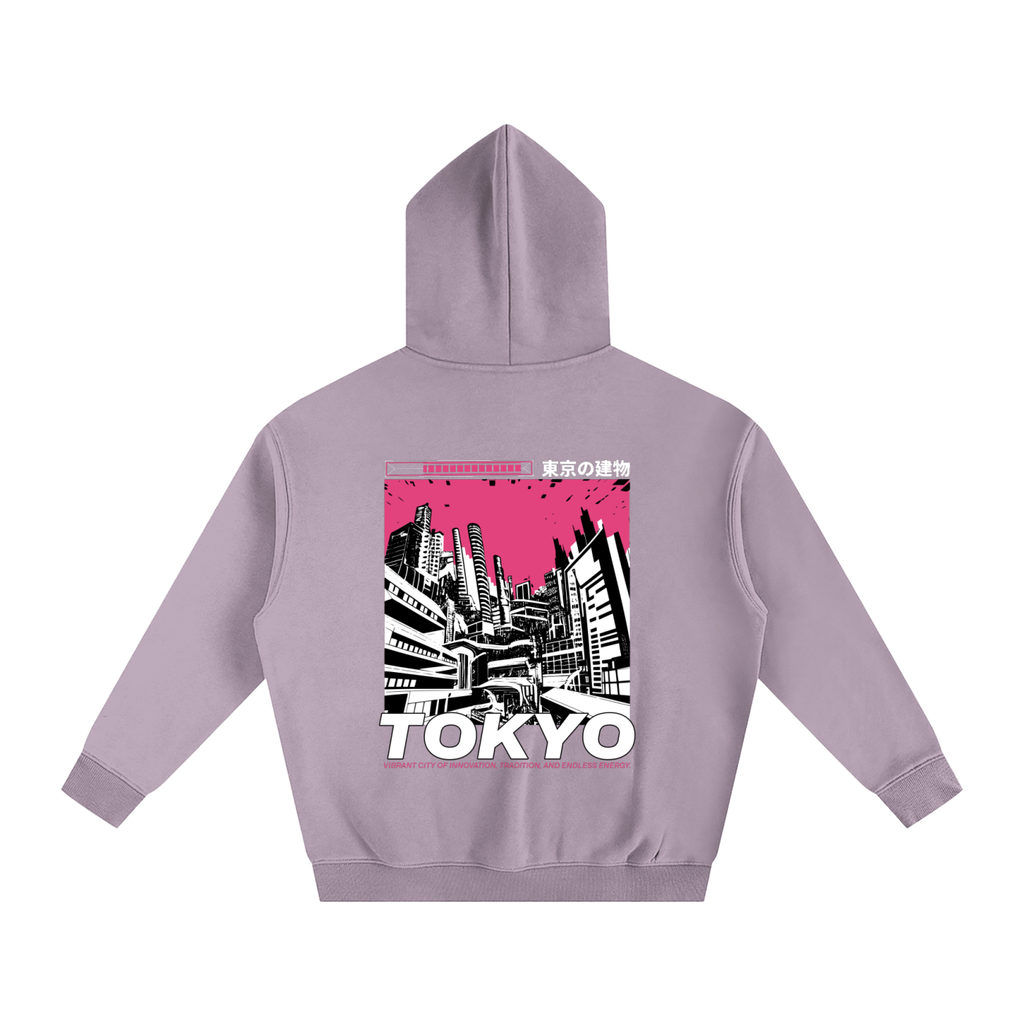 TOKYO-Oversize Fleeced Hoodie