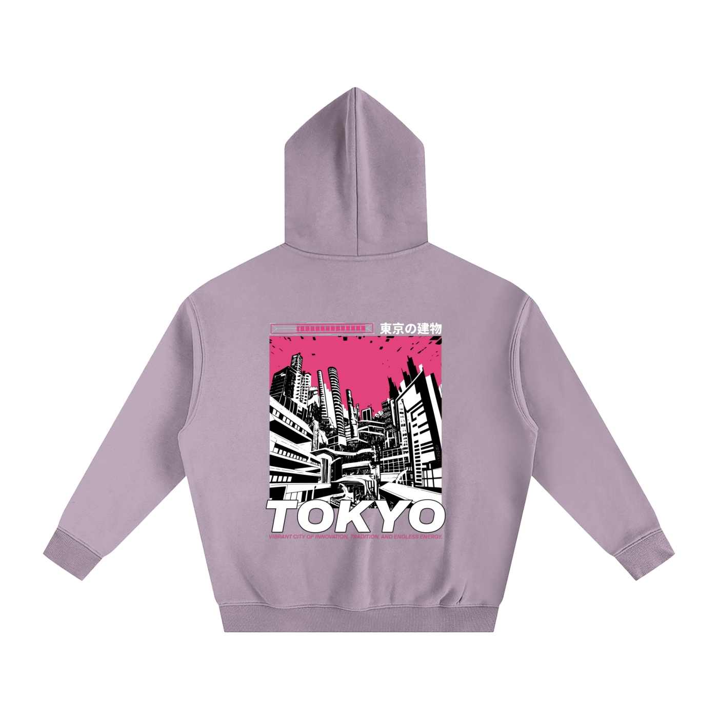 TOKYO-Oversize Fleeced Hoodie