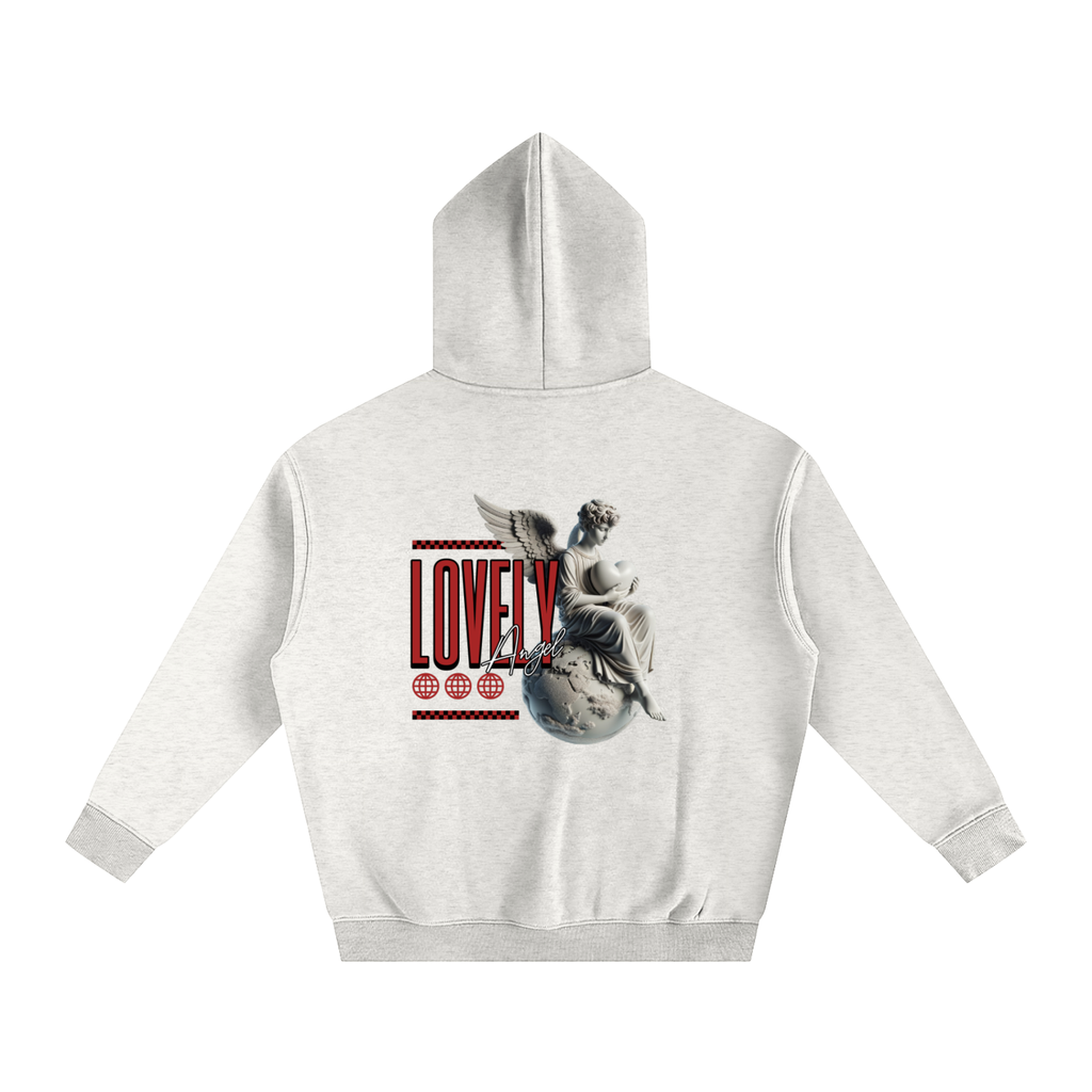 Lovely-Oversize Fleeced Hoodie
