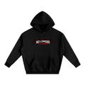 Printed-Oversize Fleeced Hoodie