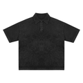 Heavyweight Snow-Washed Polo T-Shirt