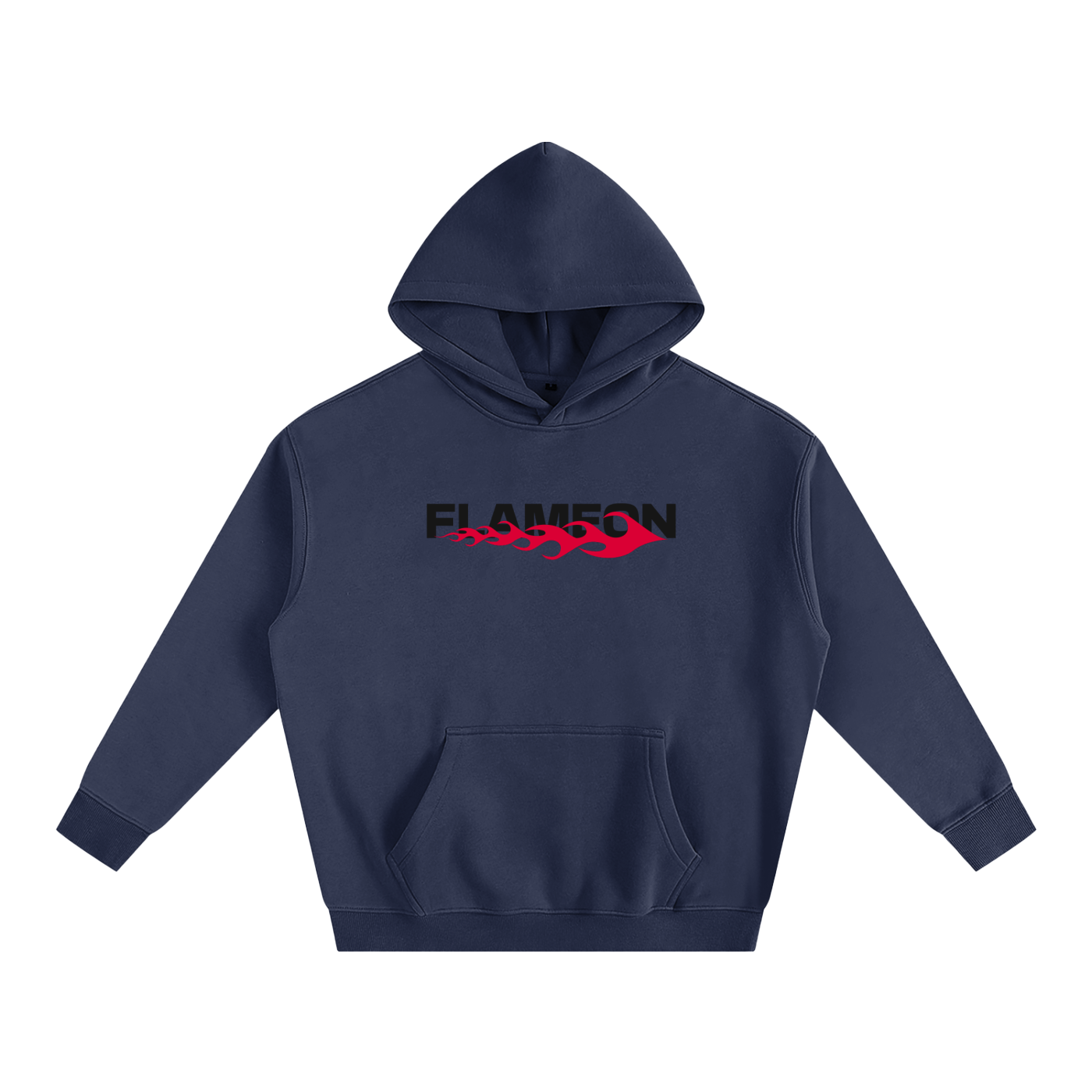 Roseflame-Oversize Fleeced Hoodie