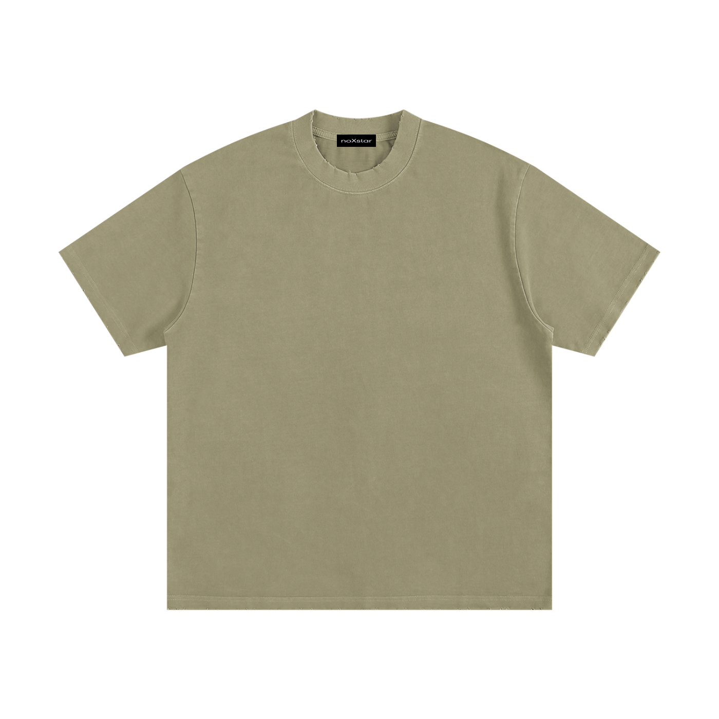 Heavyweight Vintage Washed Frayed T-Shirt