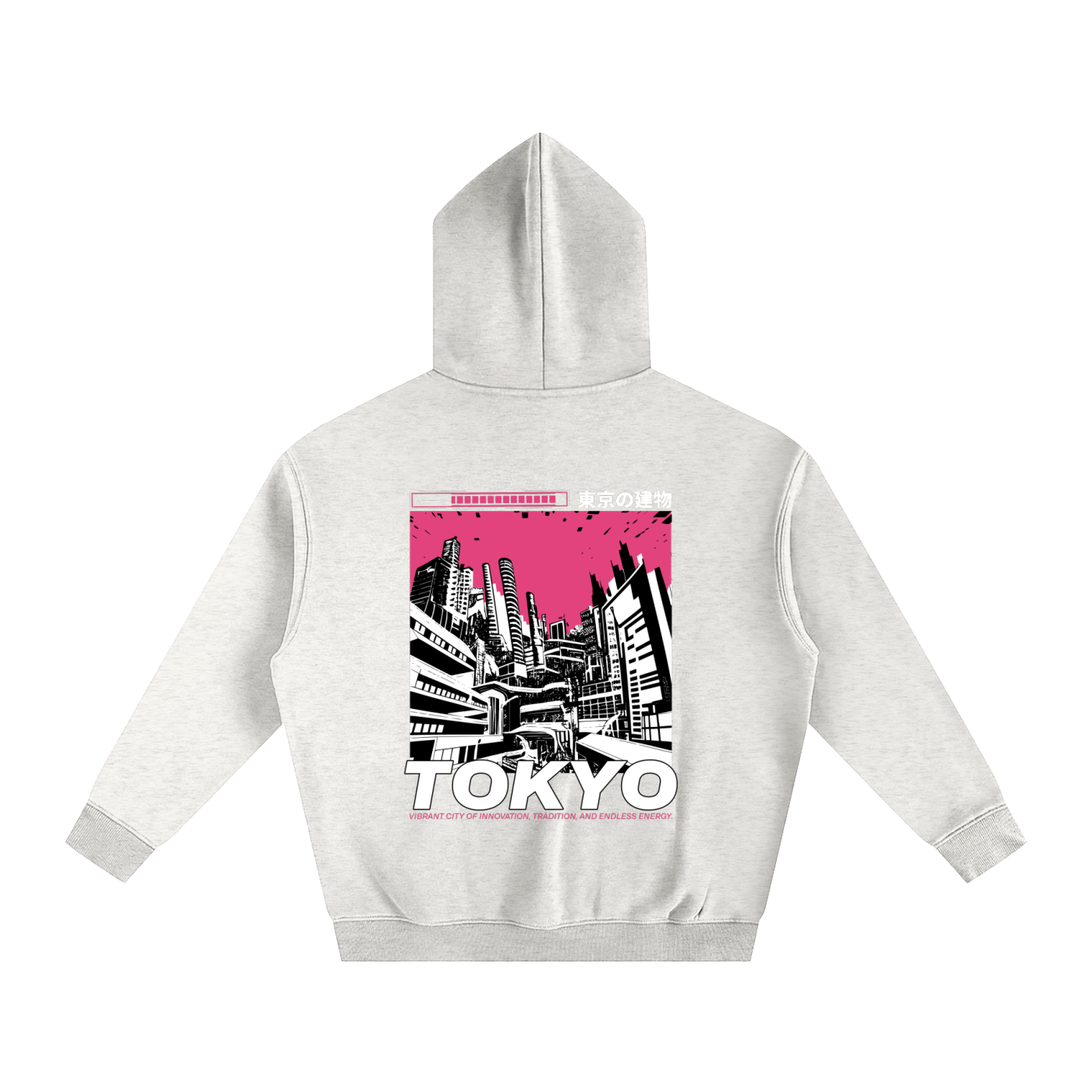 TOKYO-Oversize Fleeced Hoodie