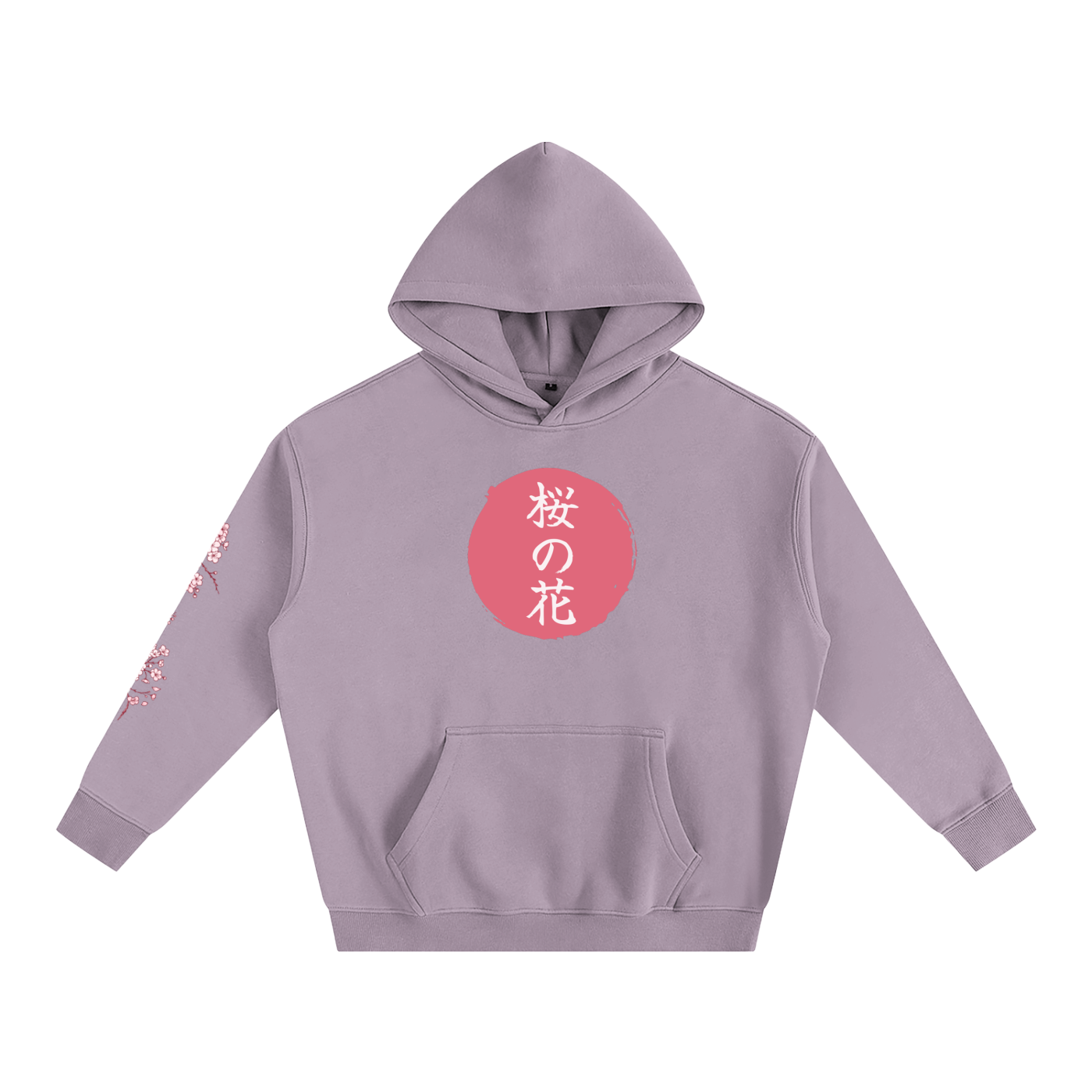 Cherry blossom-Oversize Fleeced Hoodie