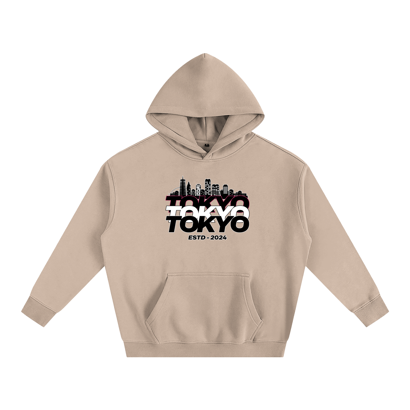 TOKYO-Oversize Fleeced Hoodie