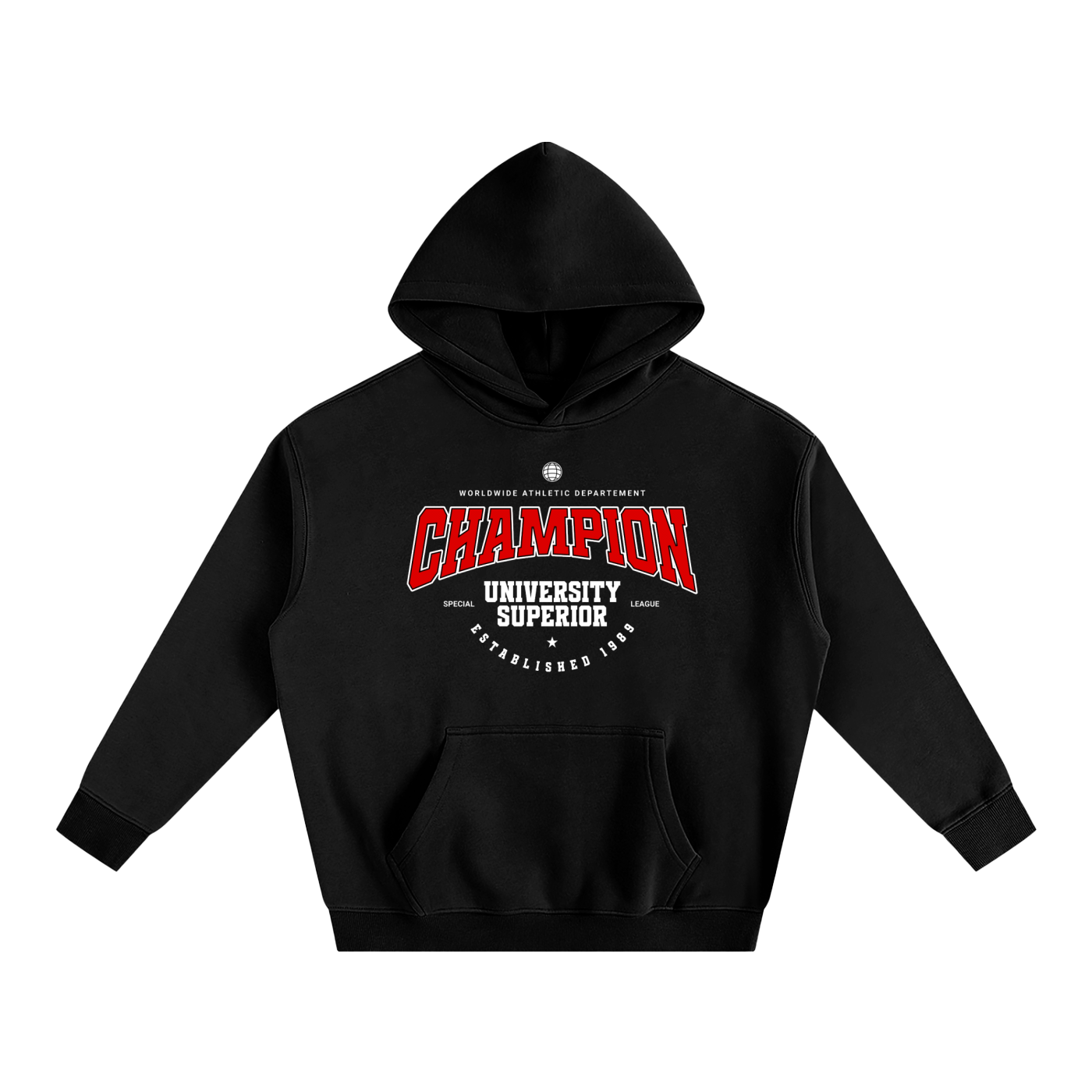 CHAMPION-Oversize Fleeced Hoodie