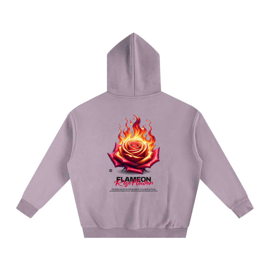 Roseflame-Oversize Fleeced Hoodie