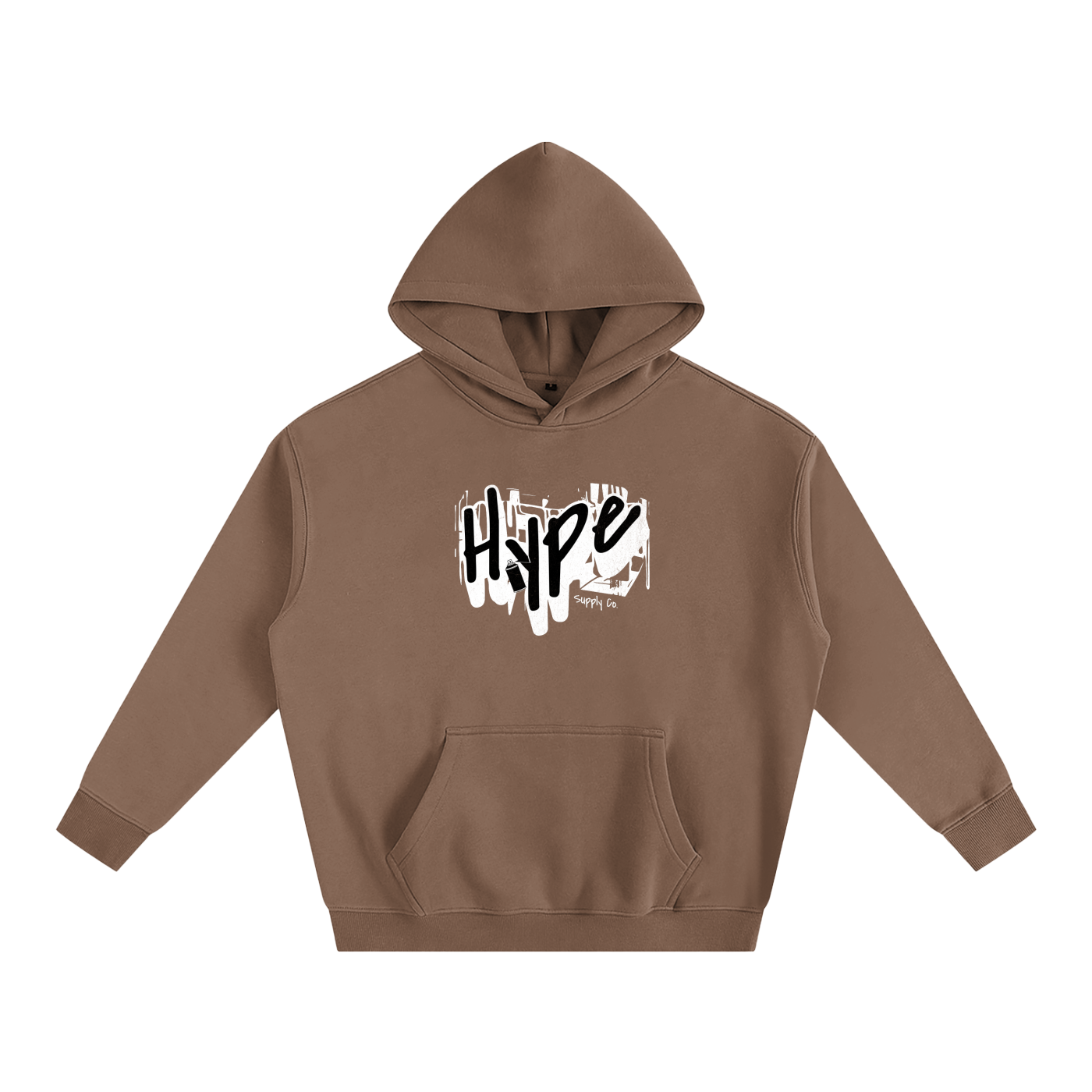 Hype-Oversize Fleeced Hoodie