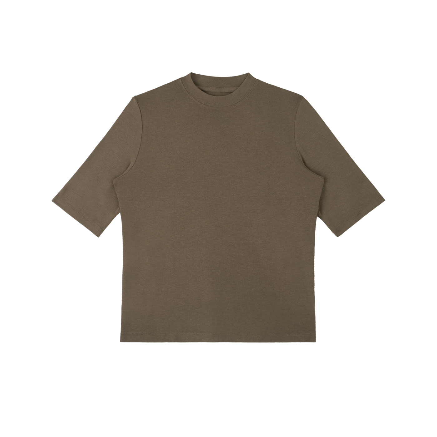 Essential Mock Neck Short Sleeve T-Shirt