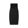 Dyed Washed Straight Hip-Hugging Slim Maxi Skirt