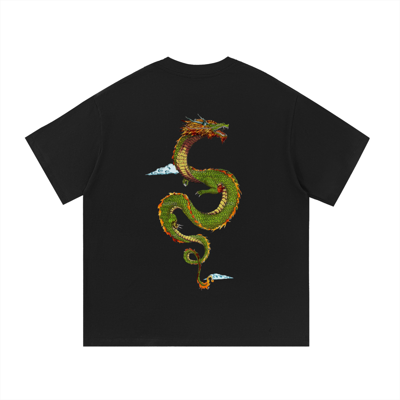 Dragon Printed Cotton T-Shirt