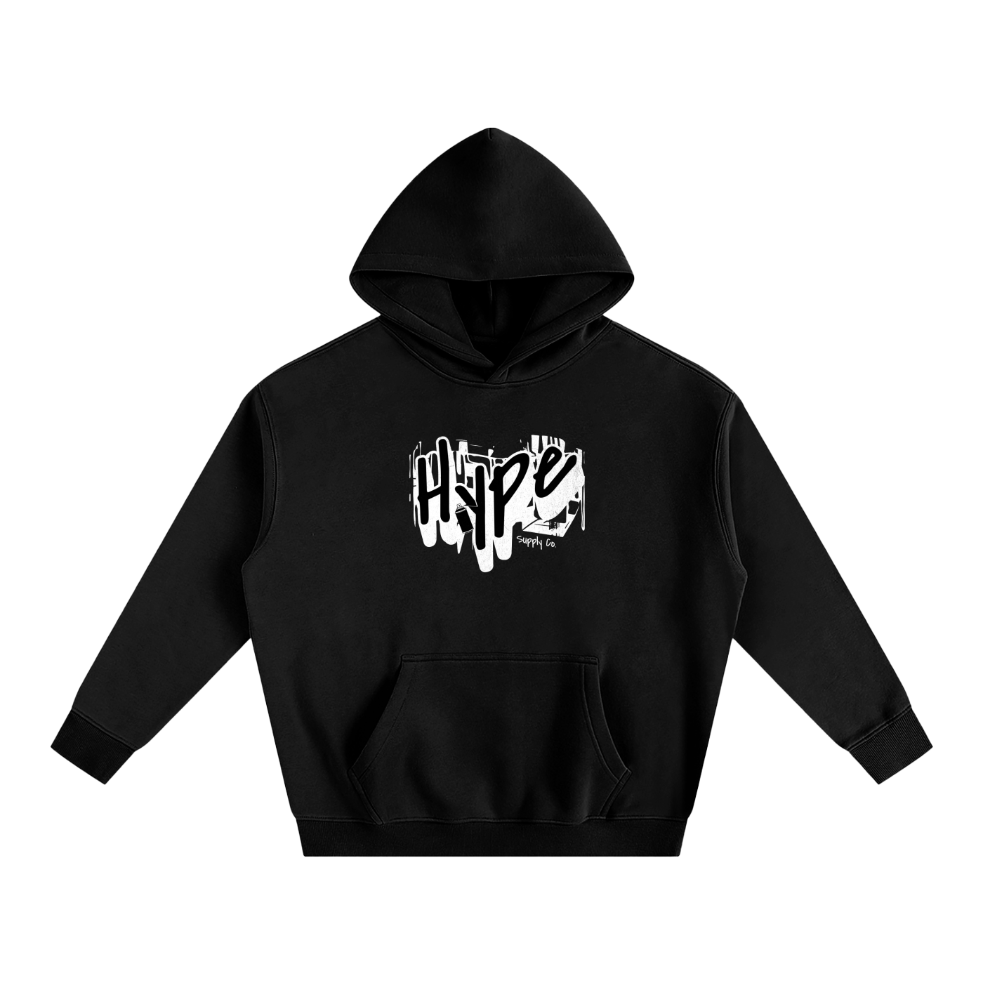 Hype-Oversize Fleeced Hoodie