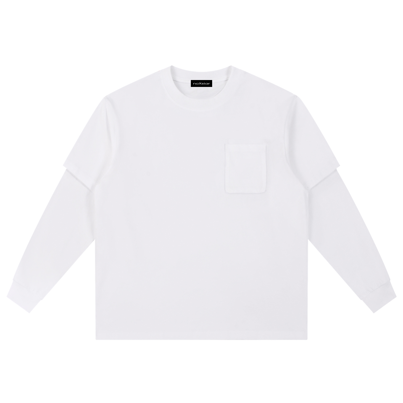 Layered Long Sleeve Oversized Tee