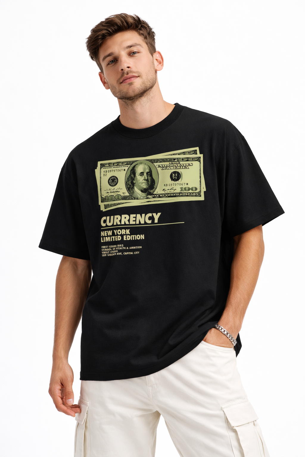 Currency-Essential Cotton T-Shirt