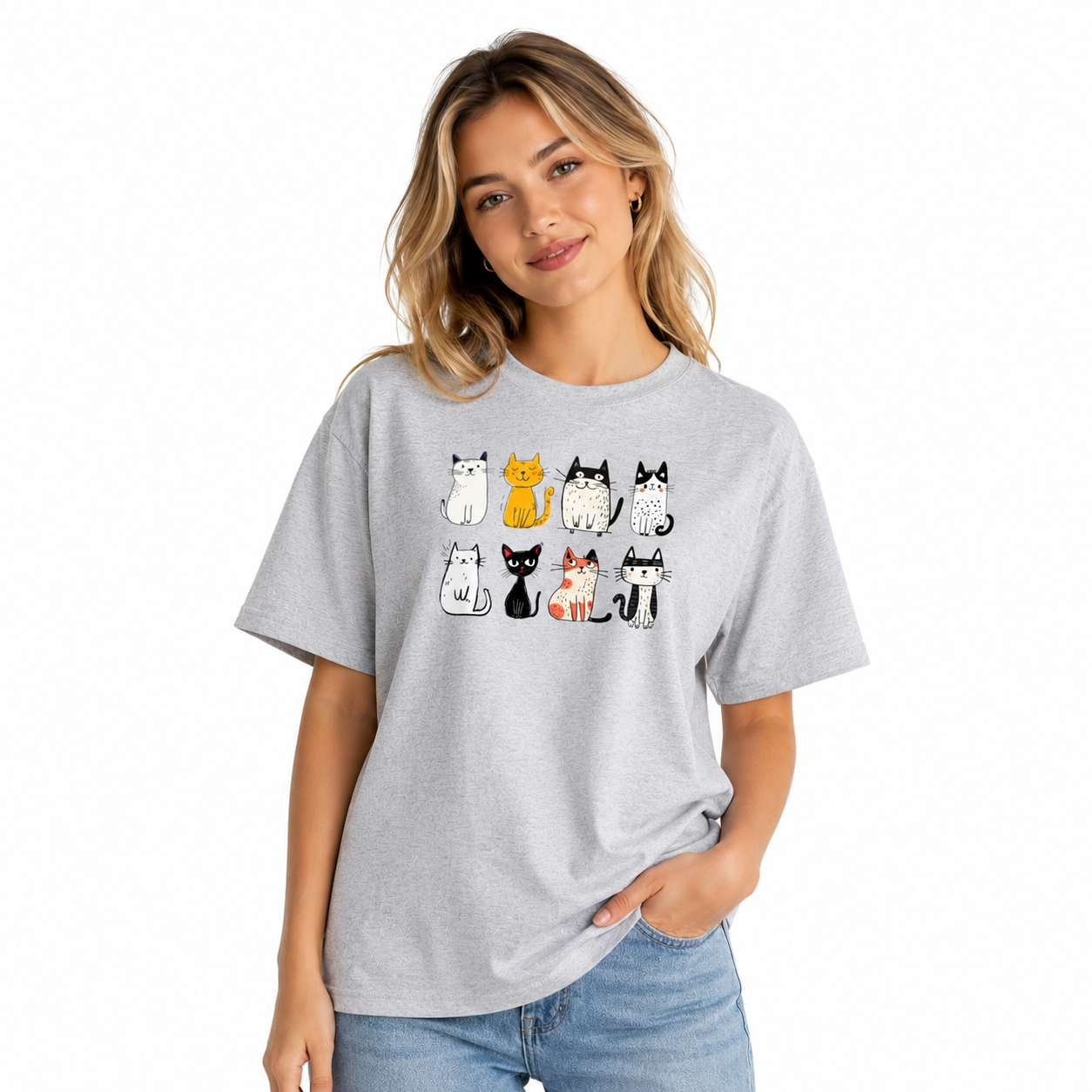 Kitty Club-Essential Cotton T-Shirt