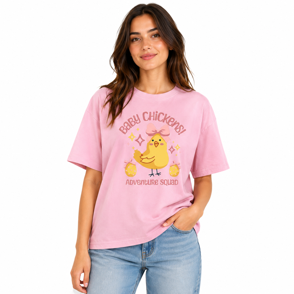 Baby Chickens Squad-Essential Cotton T-Shirt