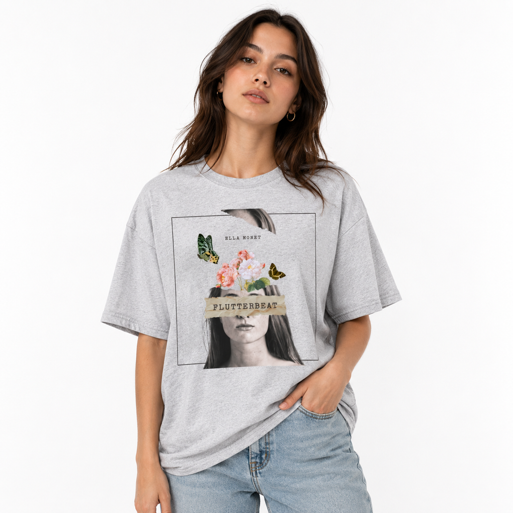 FLUTTERBEAT-Essential Cotton T-Shirt