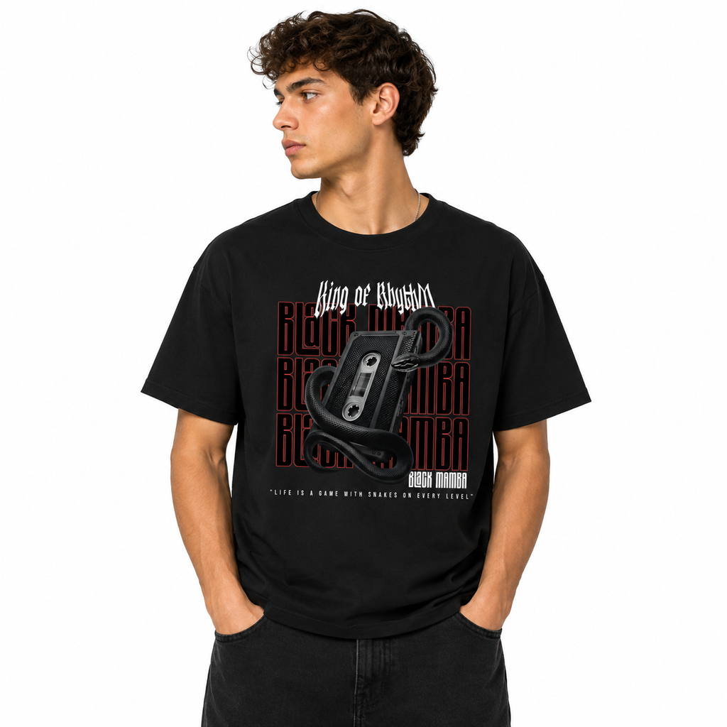 Black mamba-Essential Cotton T-Shirt