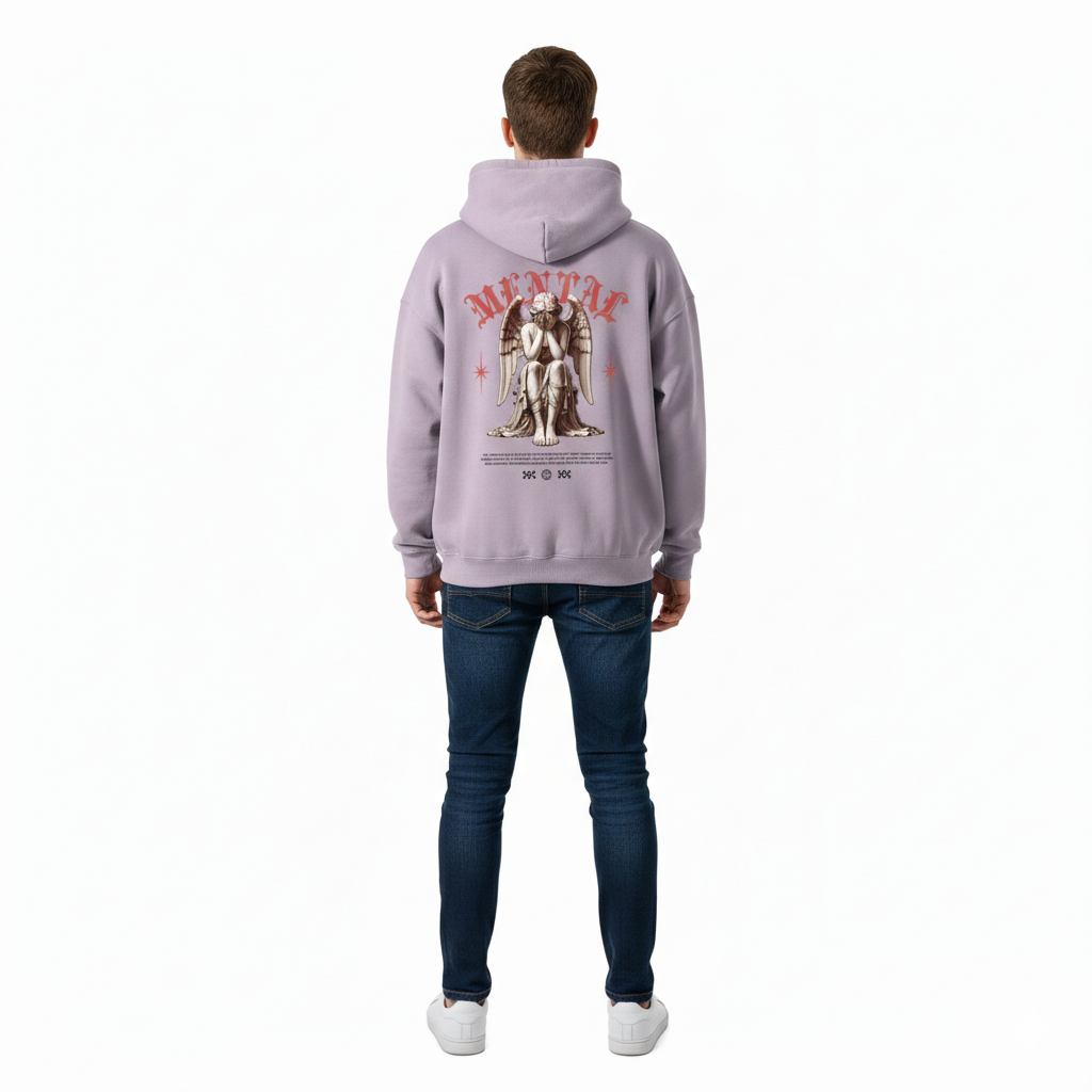 Mental-Oversize Fleeced Hoodie