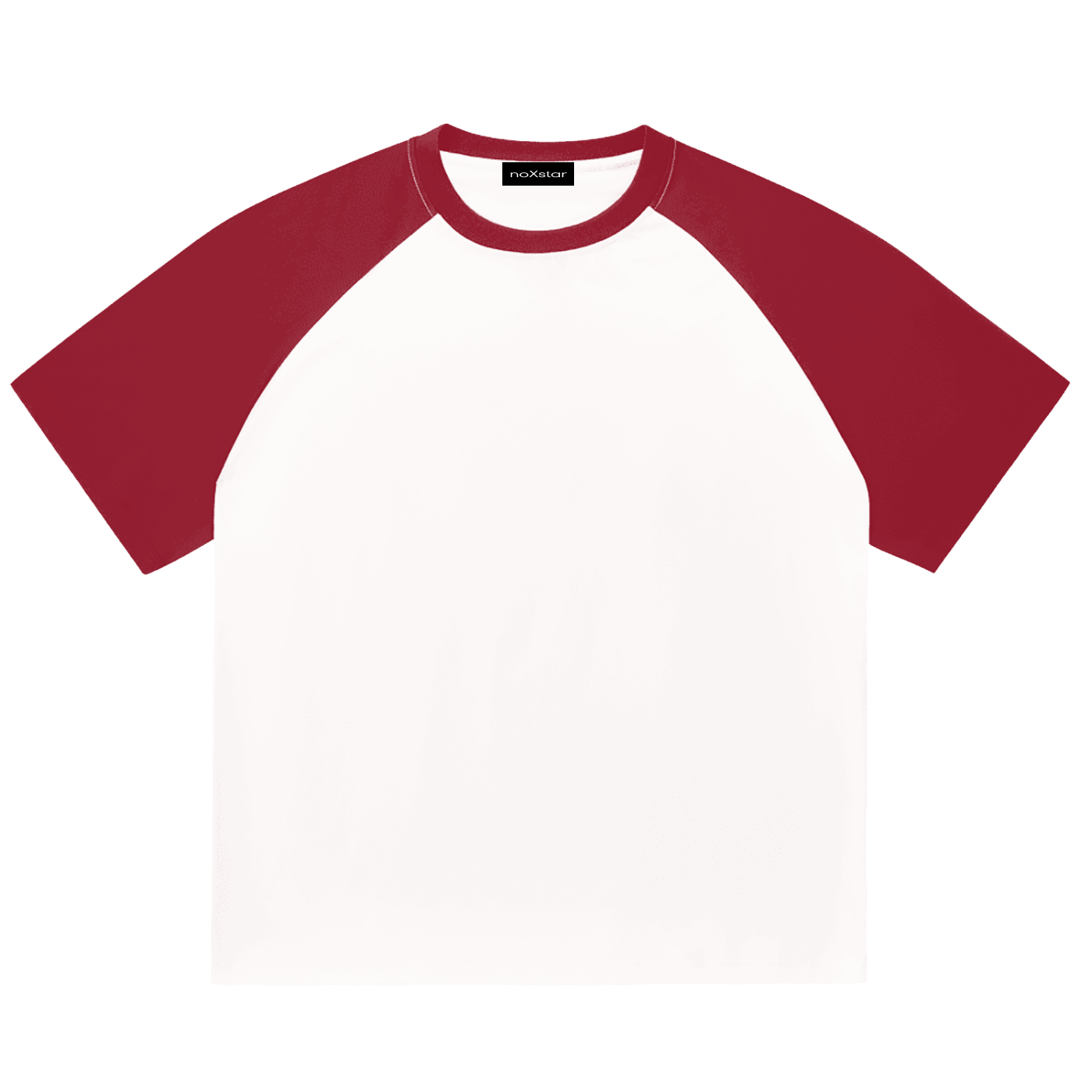 Color-Blocked Raglan Sleeve T-Shirt