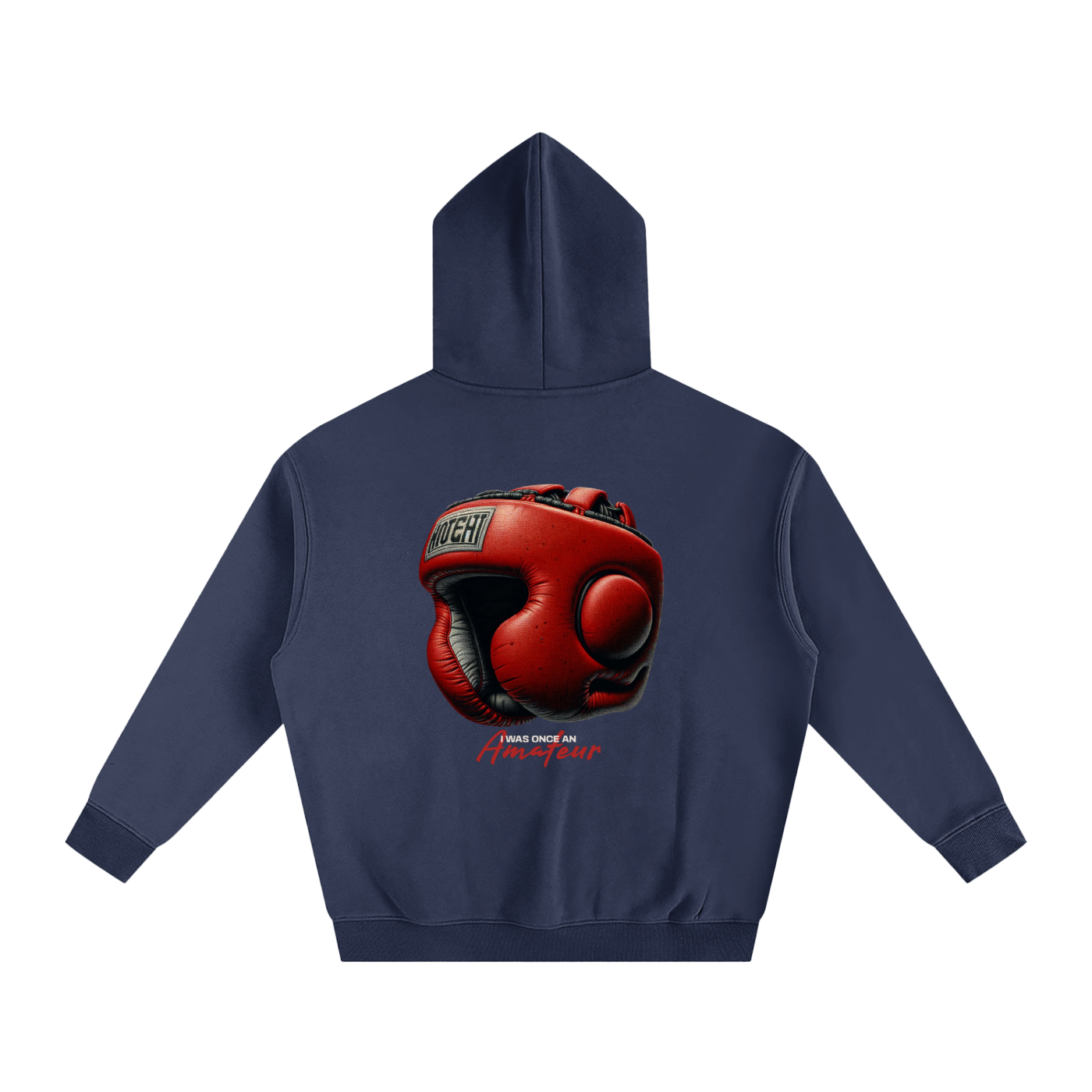 Printed-Oversize Fleeced Hoodie