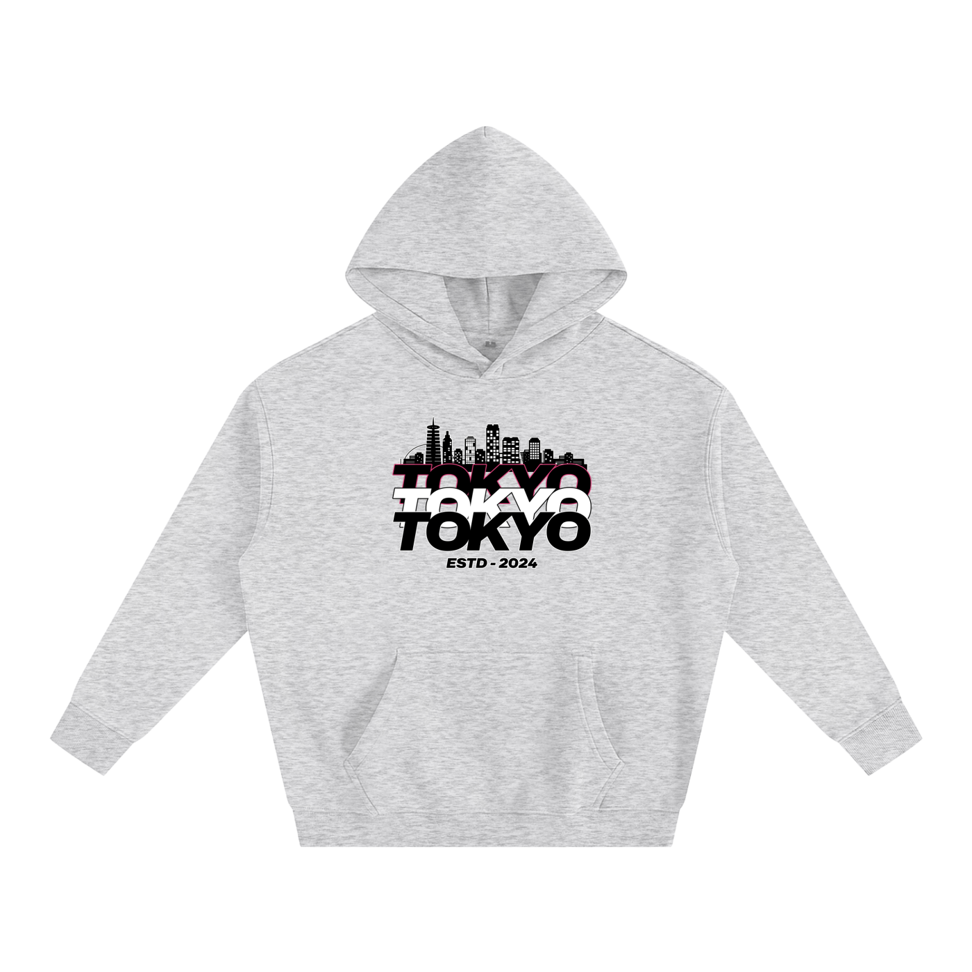 TOKYO-Oversize Fleeced Hoodie