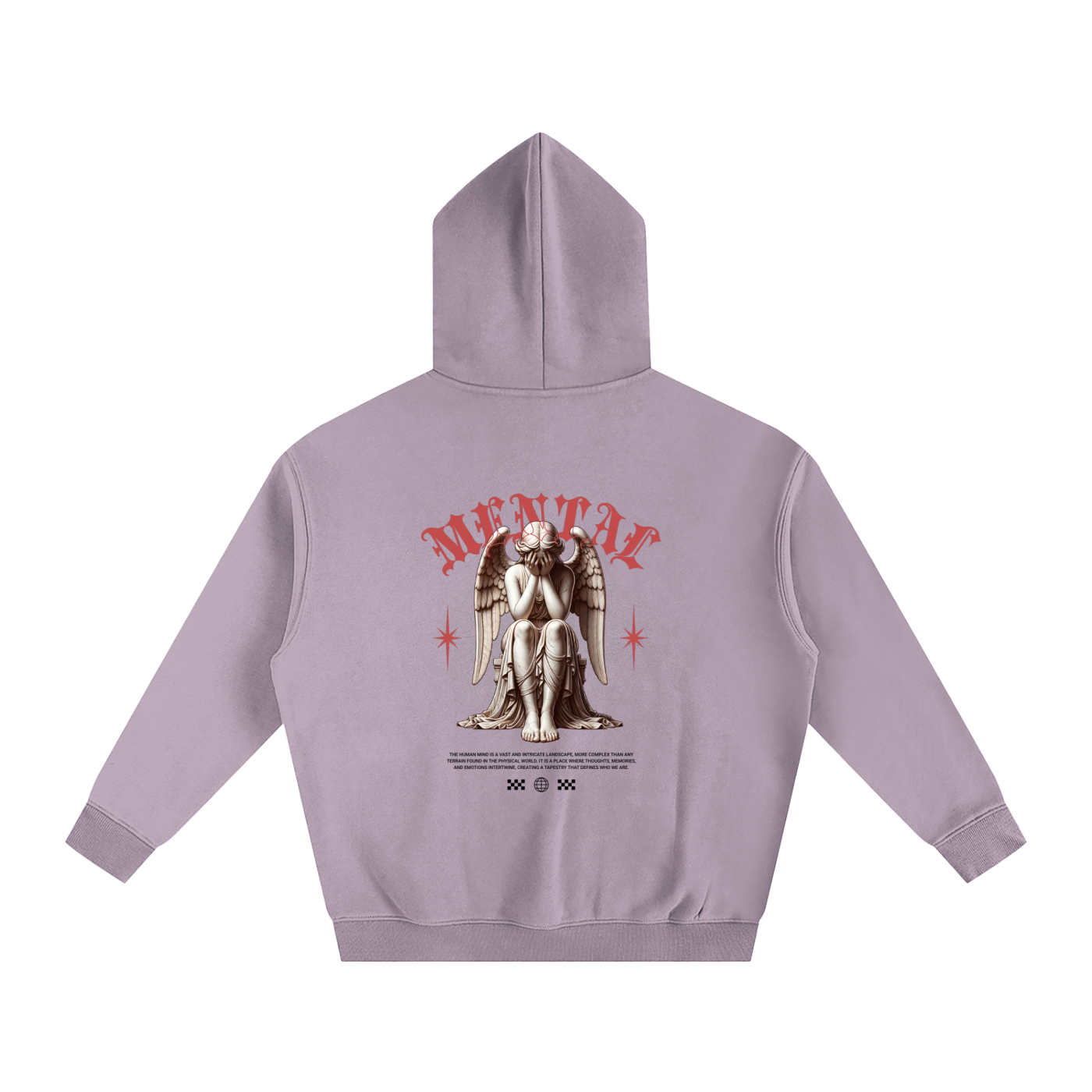 Mental-Oversize Fleeced Hoodie