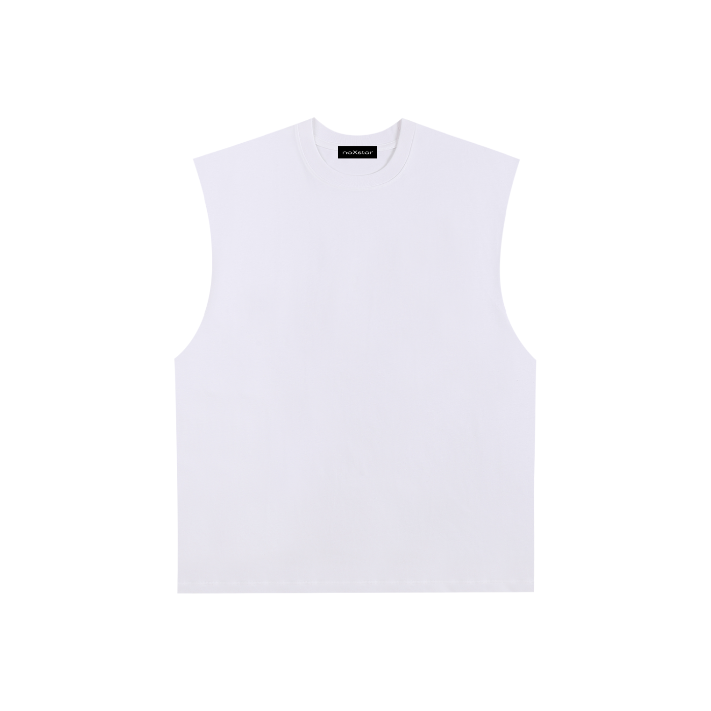 Raw Edge Cotton Tank Top