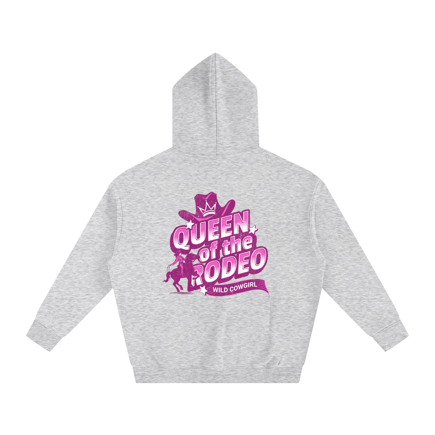 Cowgirl-Oversize Fleeced Hoodie