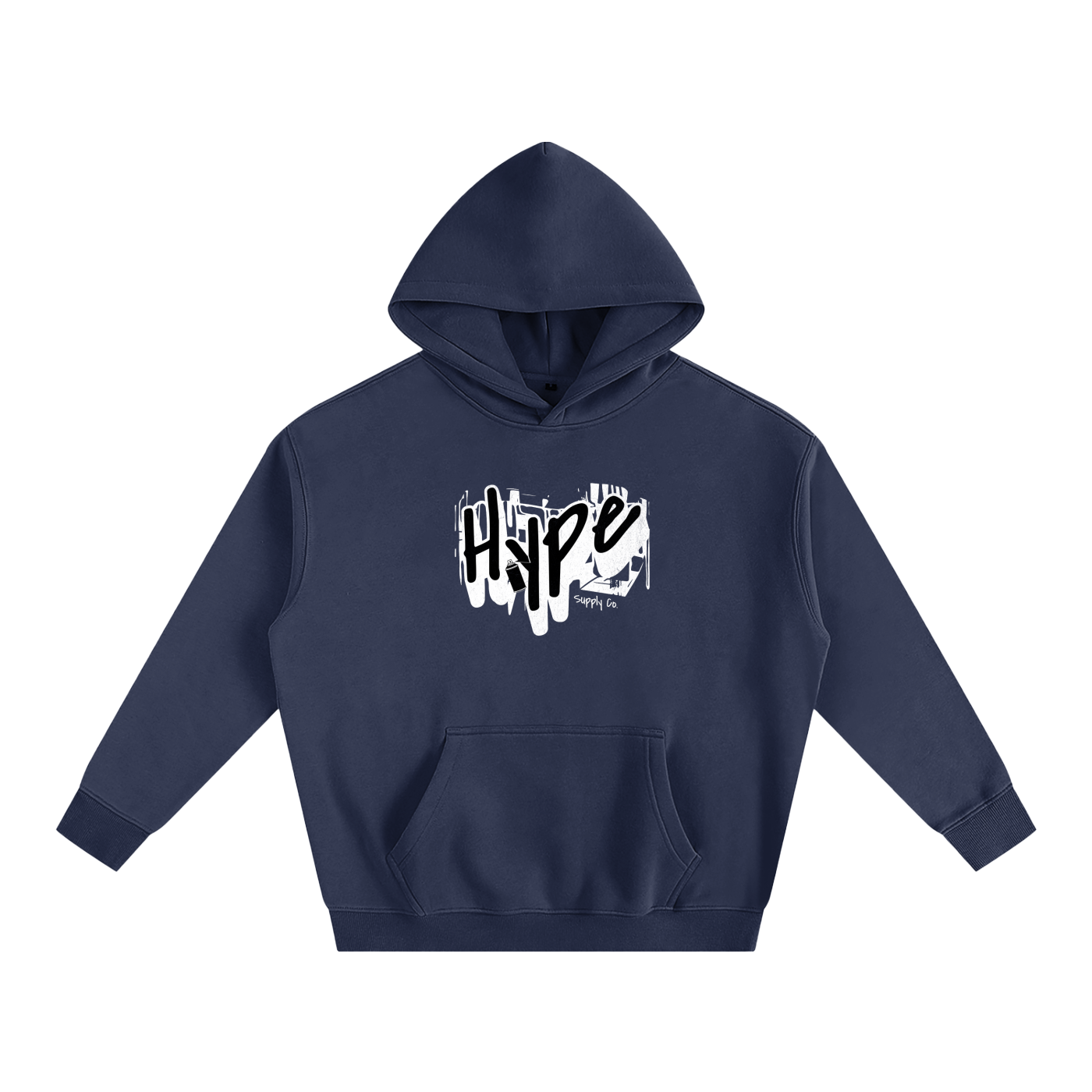 Hype-Oversize Fleeced Hoodie