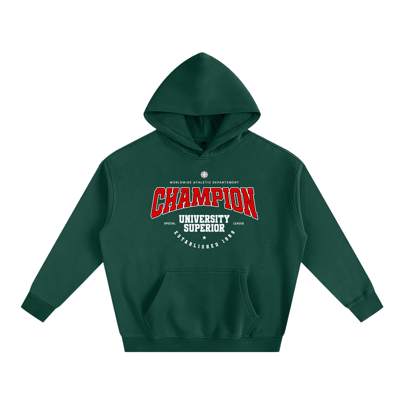 CHAMPION-Oversize Fleeced Hoodie