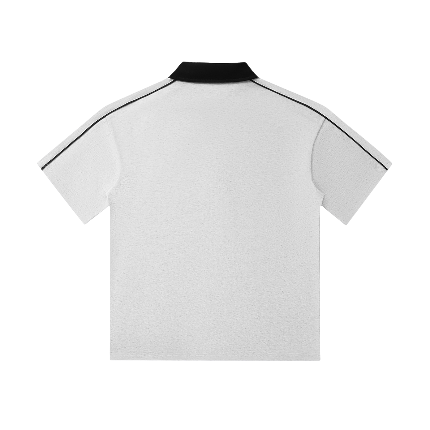 Golf-Contrast Collar Short-Sleeve Polo Shirt