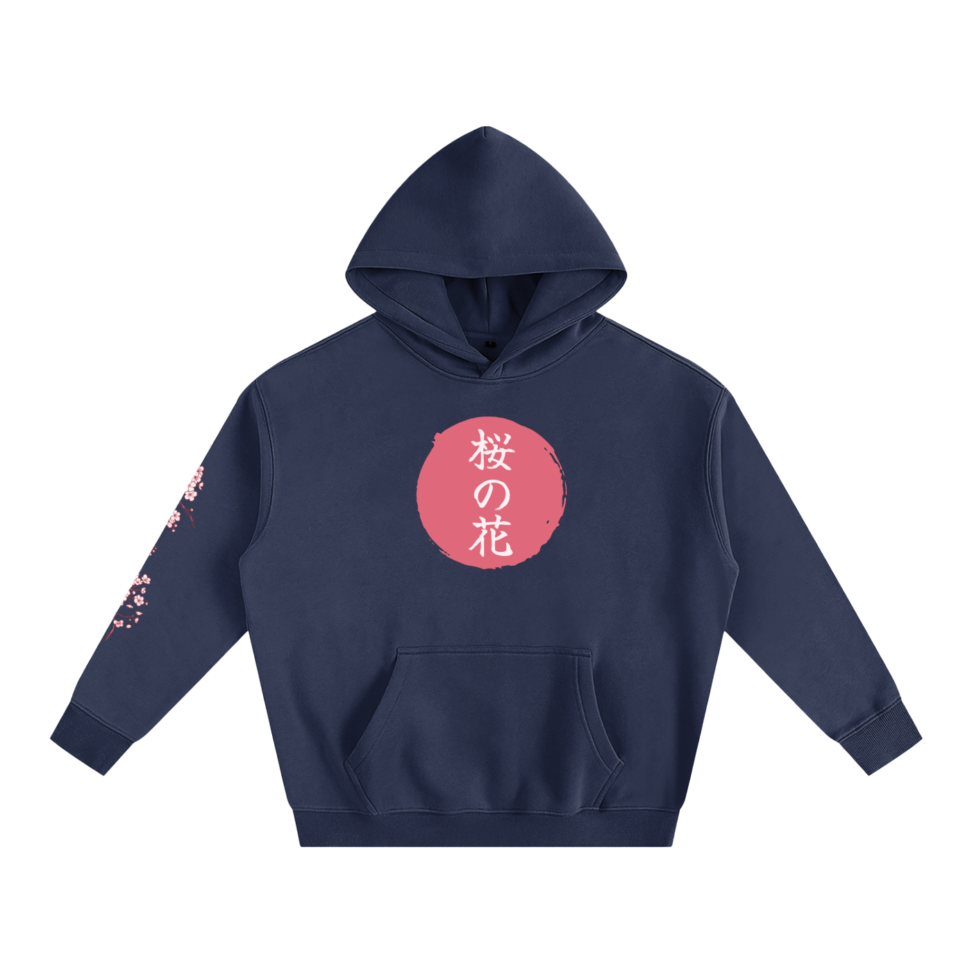 Cherry blossom-Oversize Fleeced Hoodie