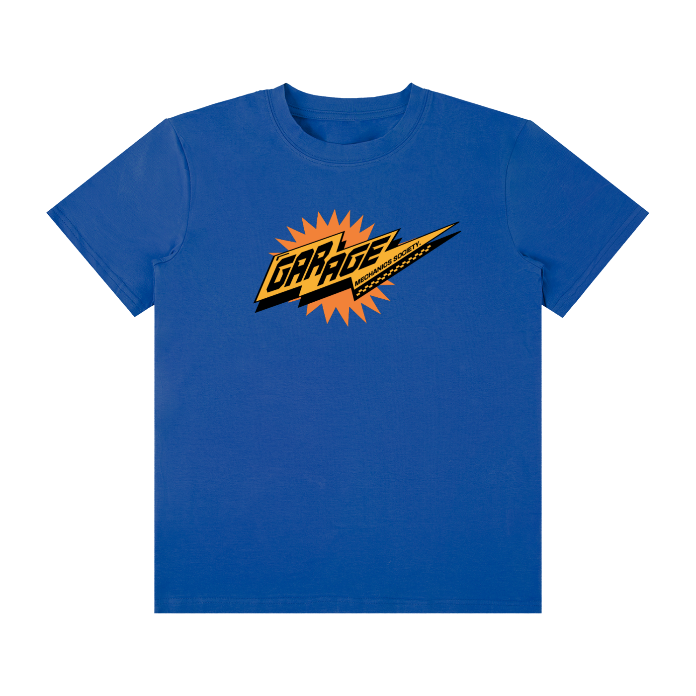 GARAGE-Unisex Classic Crew Neck Cotton T-Shirt