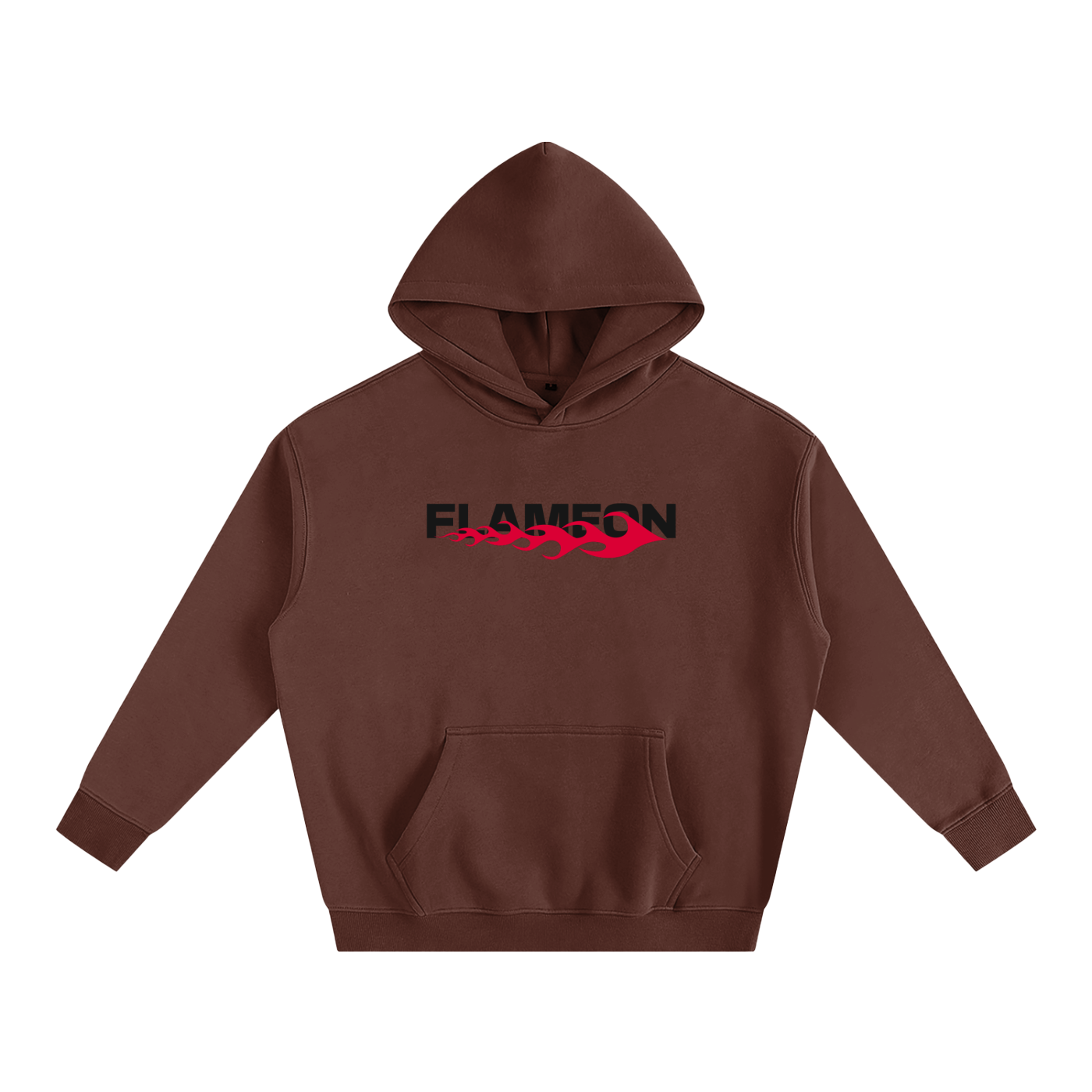 Roseflame-Oversize Fleeced Hoodie