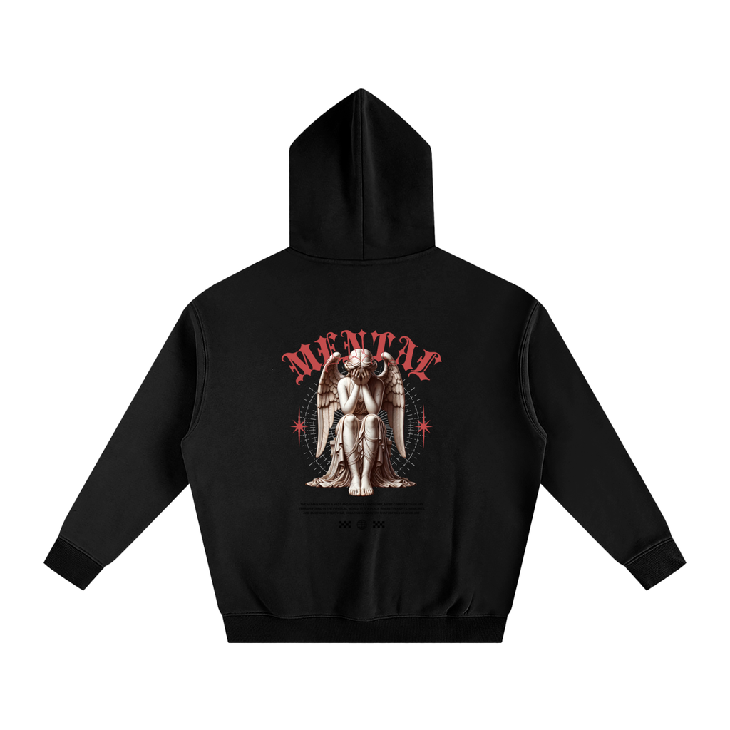 Mental-Oversize Fleeced Hoodie