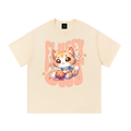 Fluffy cat-Essential Cotton T-Shirt
