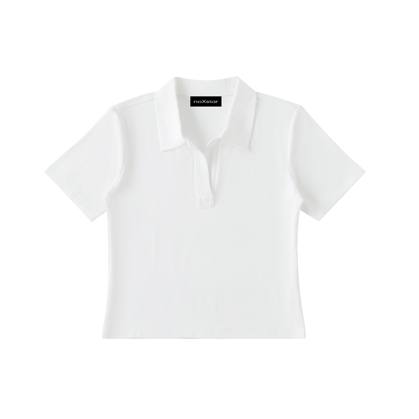 Bodycon Short Sleeve Polo Shirt