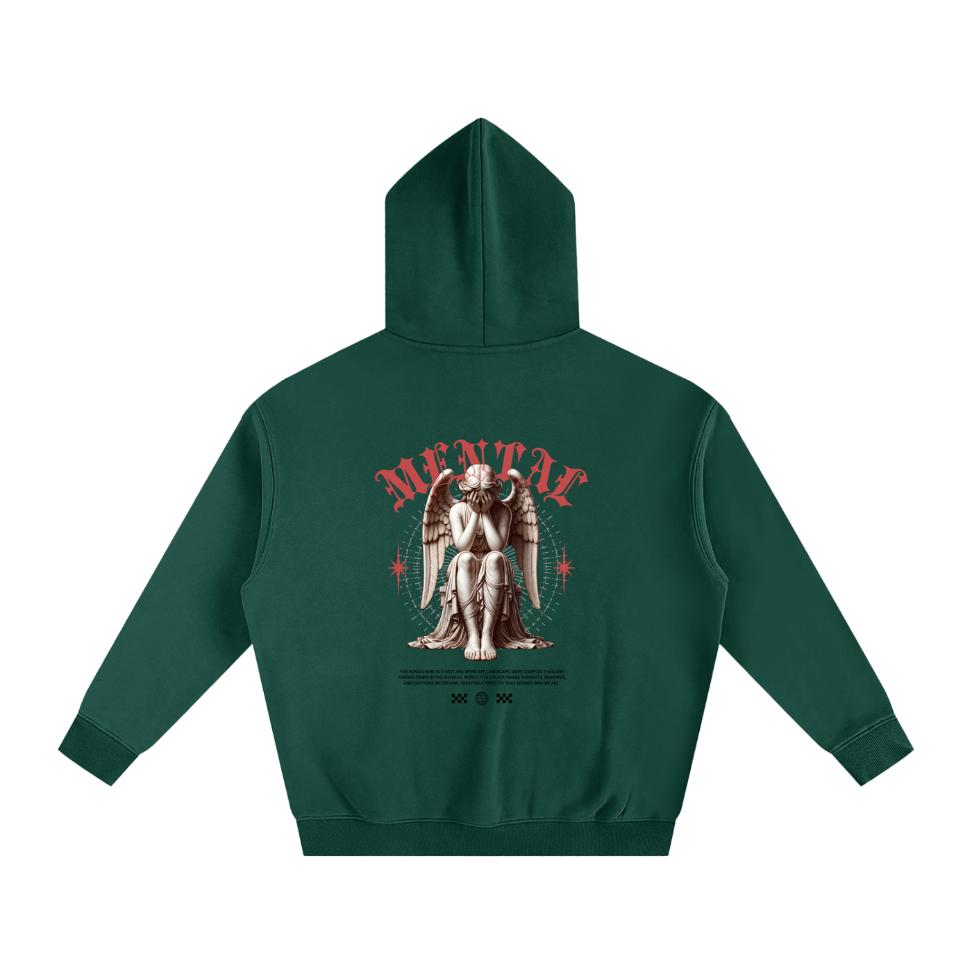 Mental-Oversize Fleeced Hoodie