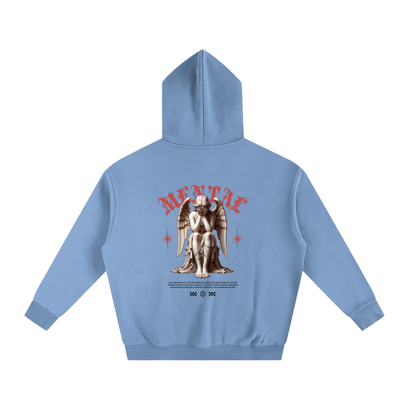 Mental-Oversize Fleeced Hoodie