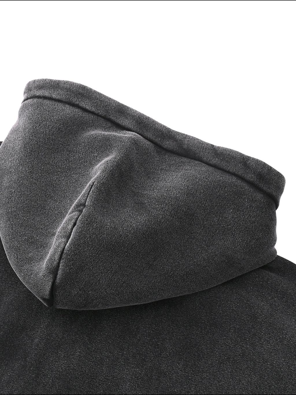 Zip-Through Boxy Fleece Hoodie