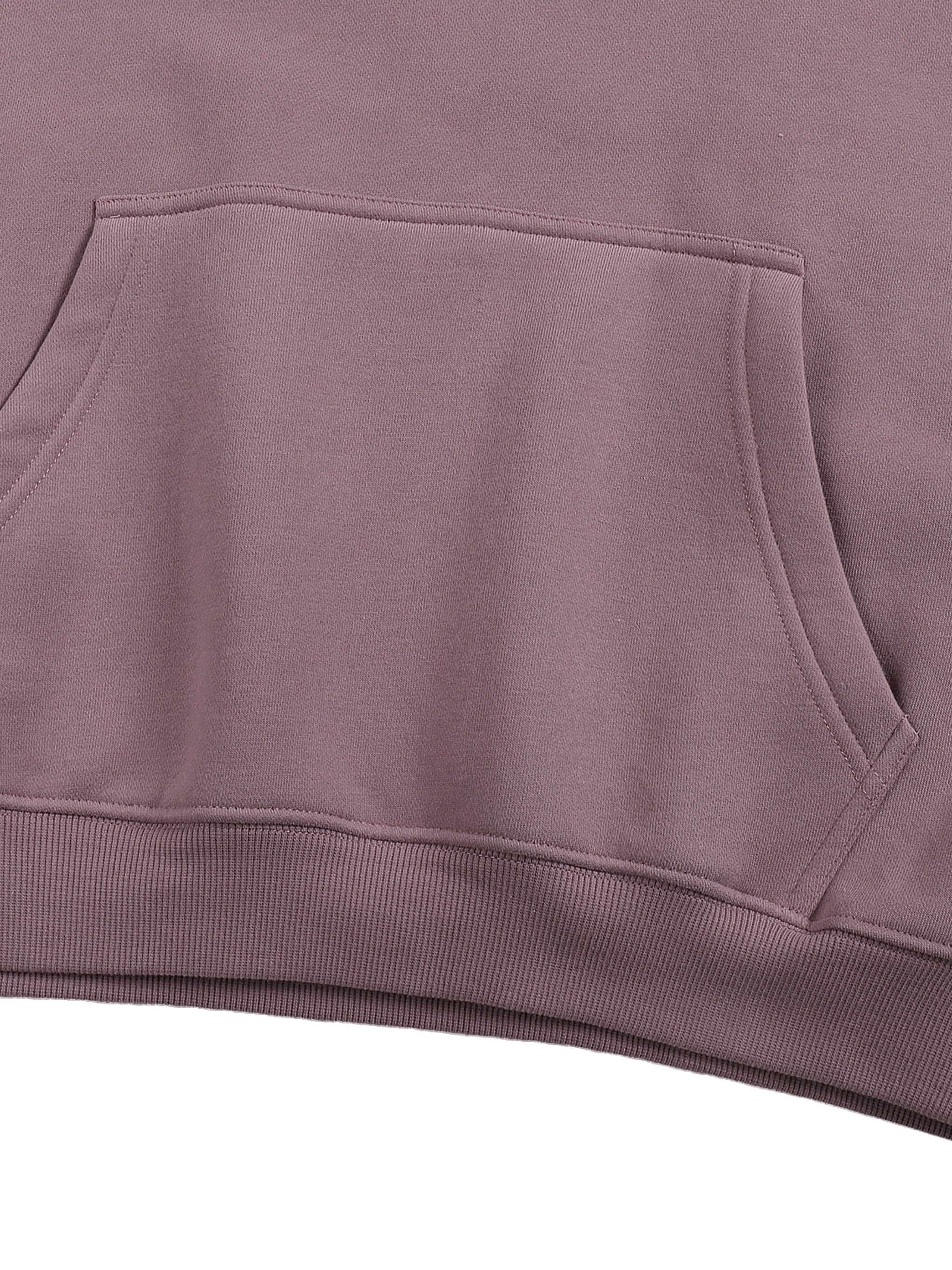 Printed-Oversize Fleeced Hoodie