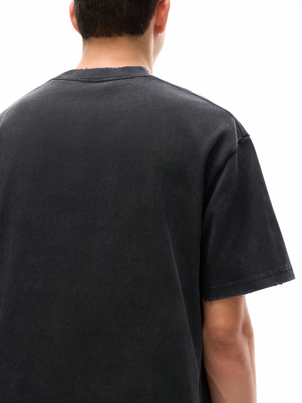 Heavyweight Vintage Washed Frayed T-Shirt