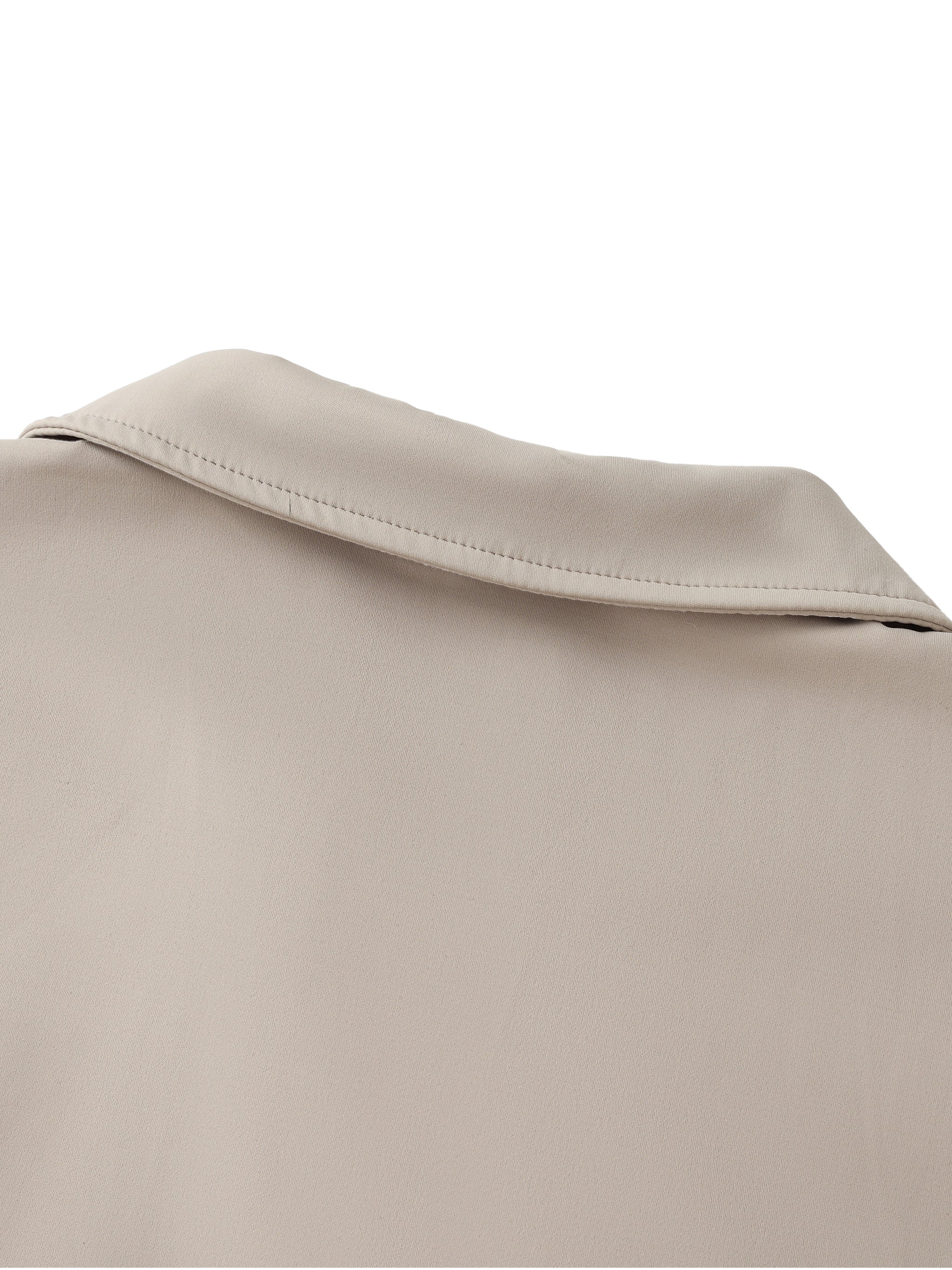 V-Neck Lapel Crop Top