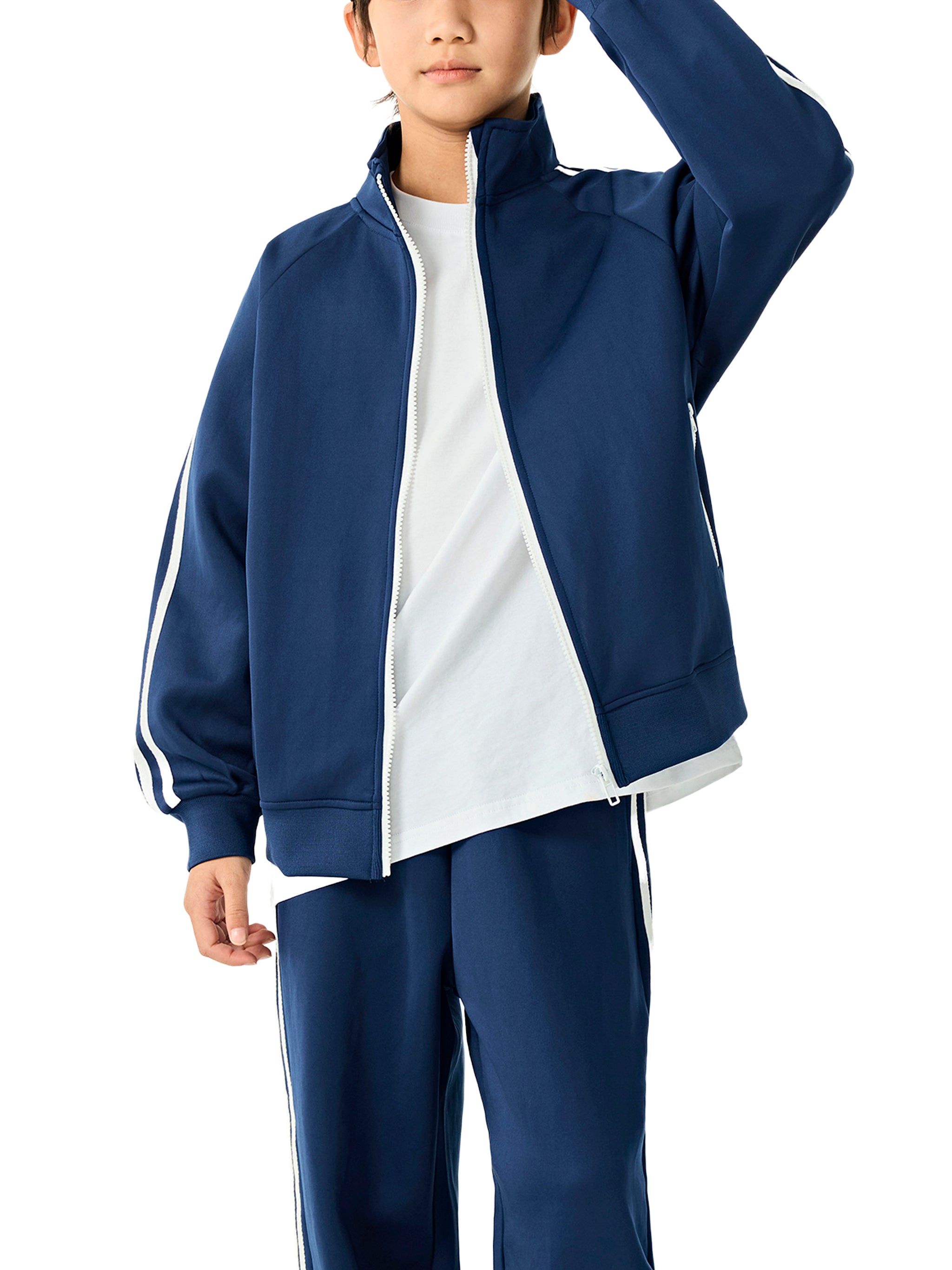 Kids’ Contrast Tape Coach Jacket