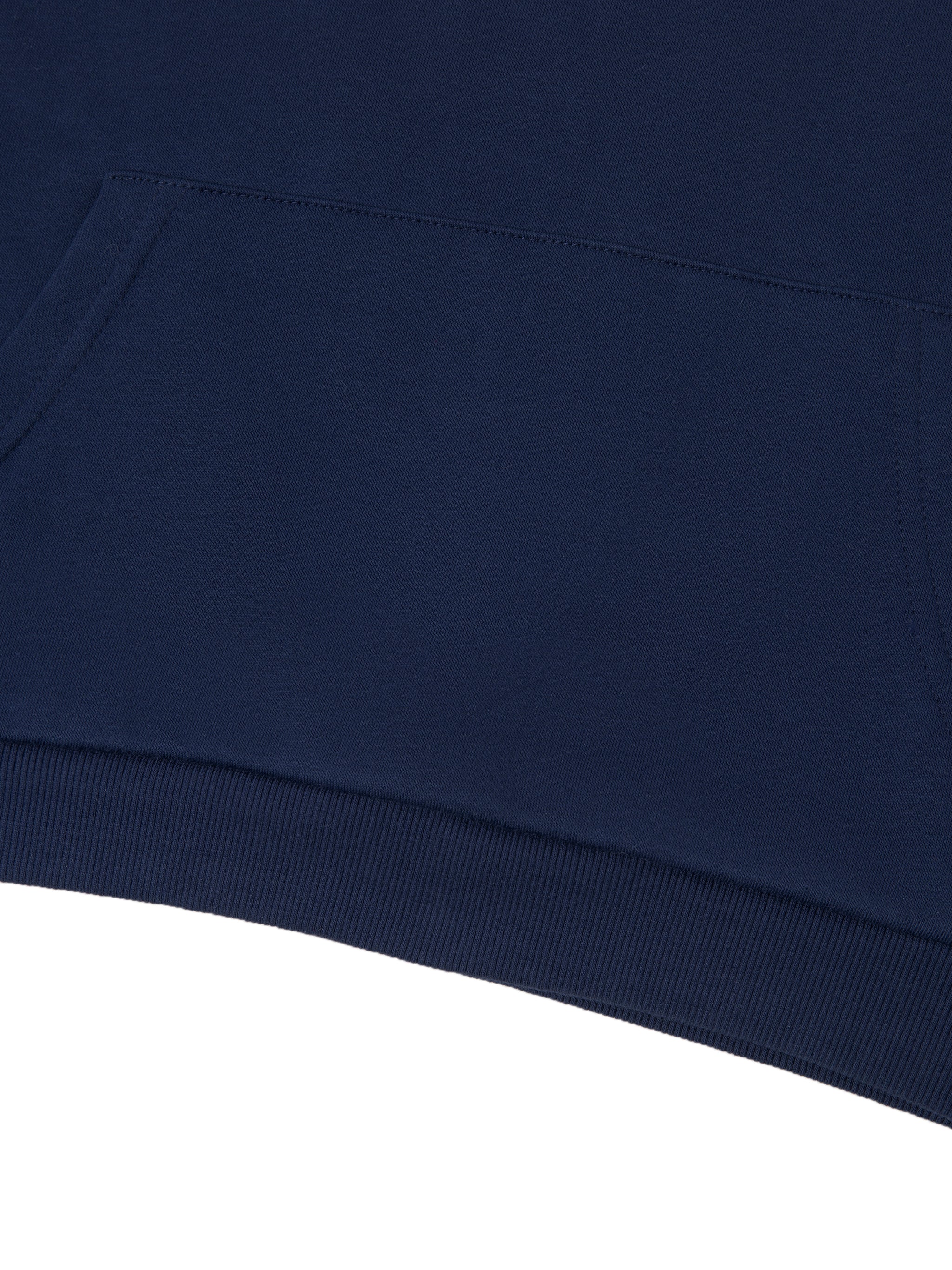 Contrast Side Stripe Cropped Hoodie